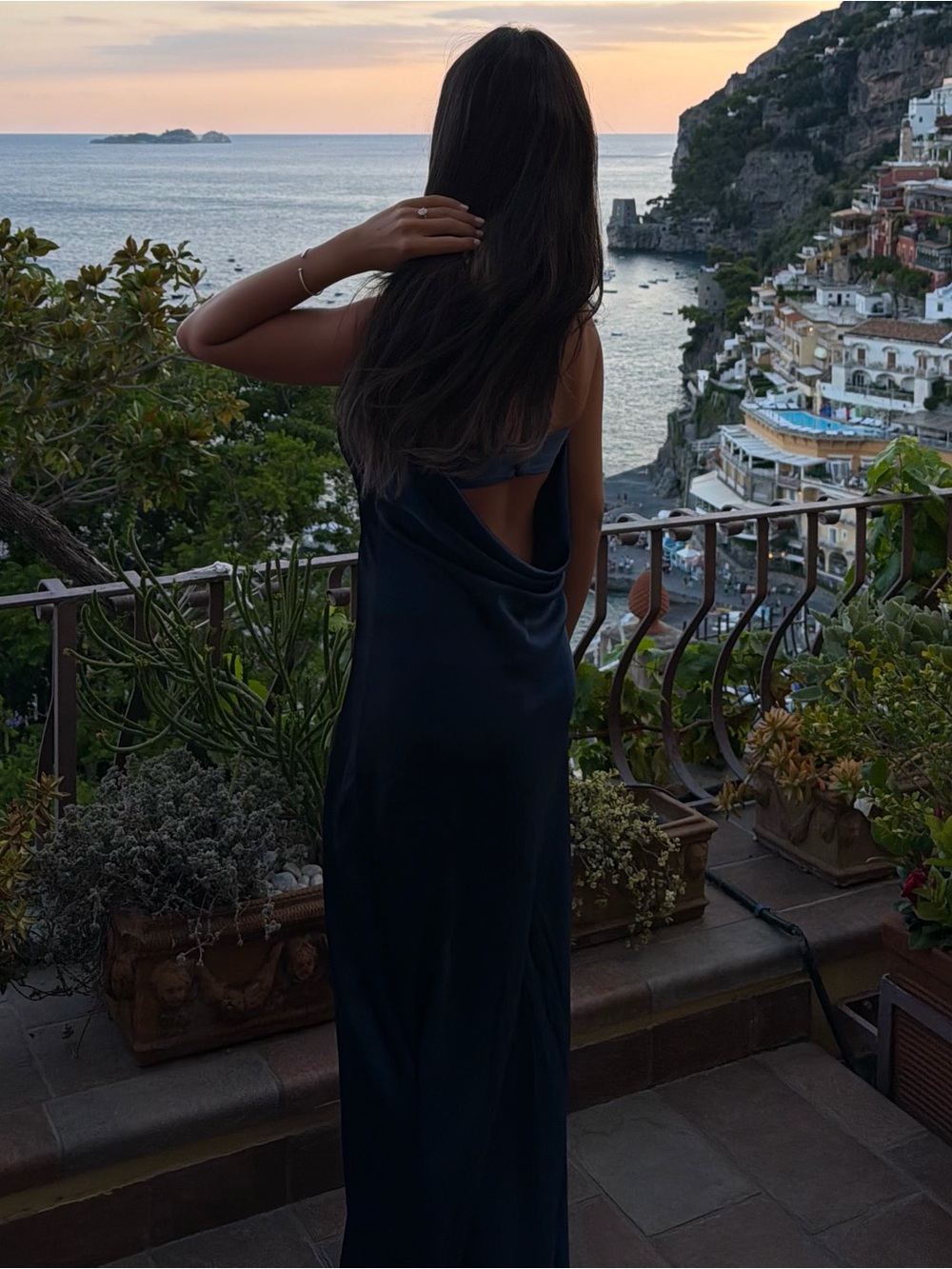 Navy blue altar’d state maxi dress